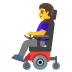 👩‍🦼 woman in motorized wheelchair display on Google